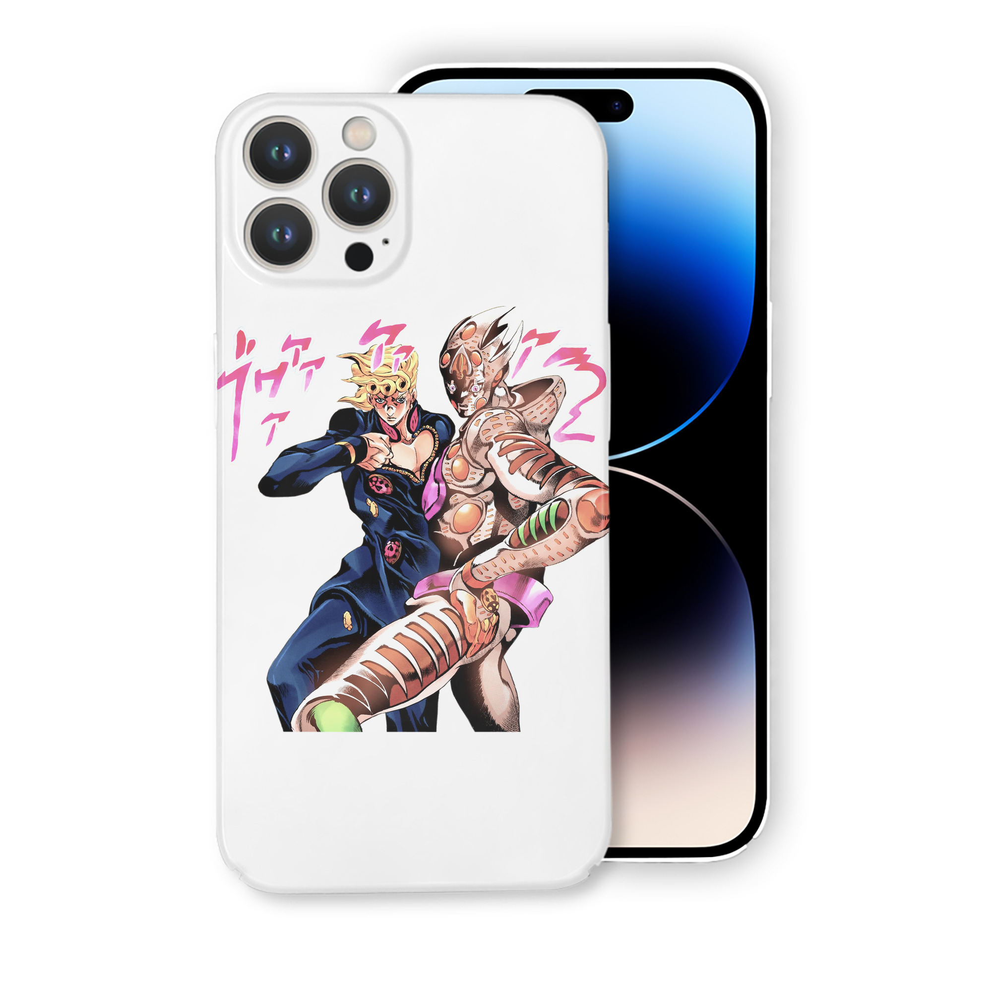 （画像用） ジョジョの奇妙な冒険 ジョルノ?ジョバァーナ JoJo's Bizarre Adventure Giorno Giovanna 【iPhone 14シリーズ対応】ハードケース